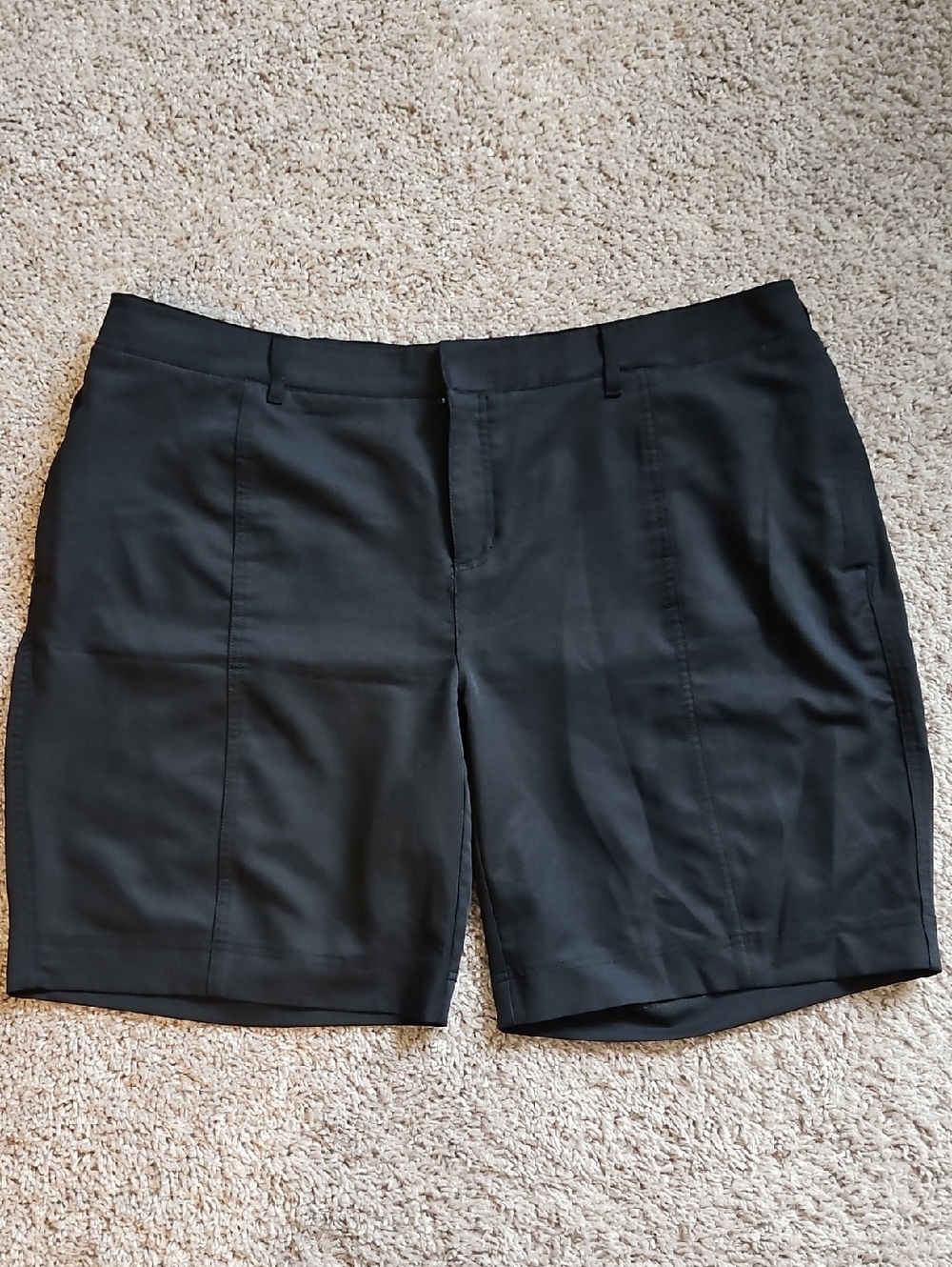 32 Degrees Black Tailored Athleisure Golf Shorts